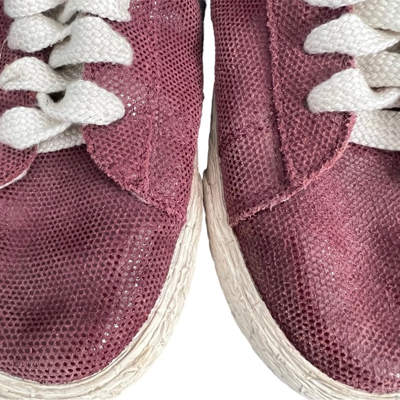 Nike Blazer mid 77’ womens burgundy metallic and pink size 8 - Picture 4 of 8